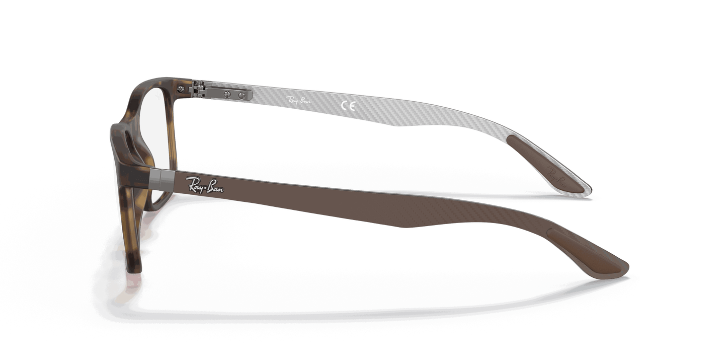 [Clear Lenses, Matte Havana Frame]