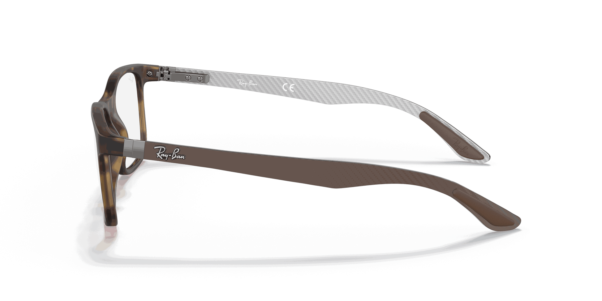 [Clear Lenses, Matte Havana Frame]