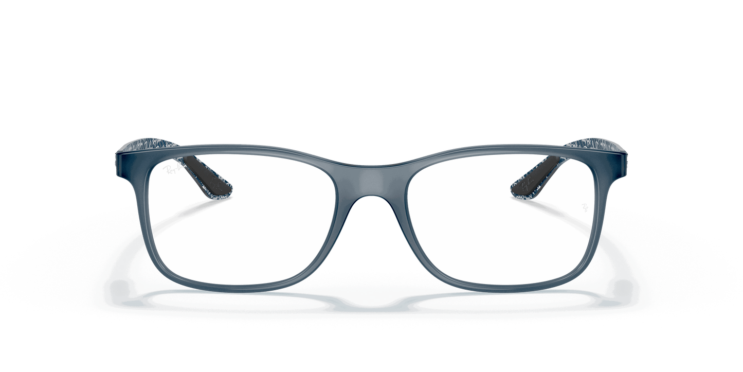 [Clear Lenses, Matte Blue Frame]