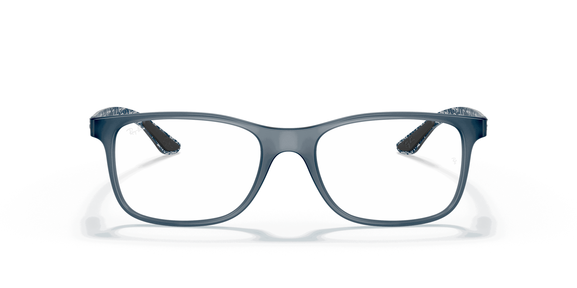 [Clear Lenses, Matte Blue Frame]