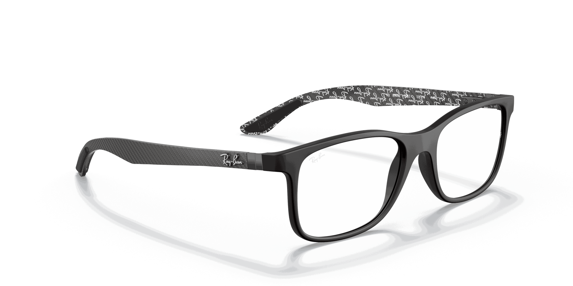 [Clear Lenses, Matte Black Frame]