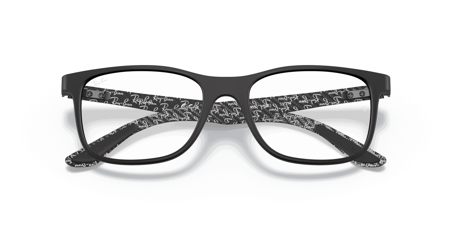 [Clear Lenses, Matte Black Frame]