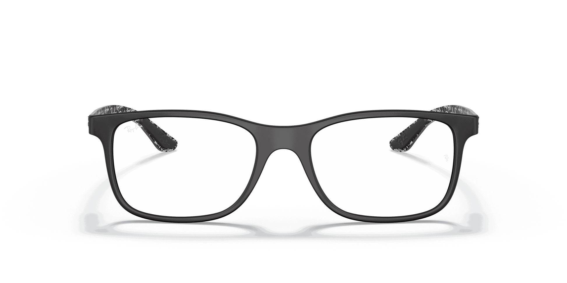 [Clear Lenses, Matte Black Frame]
