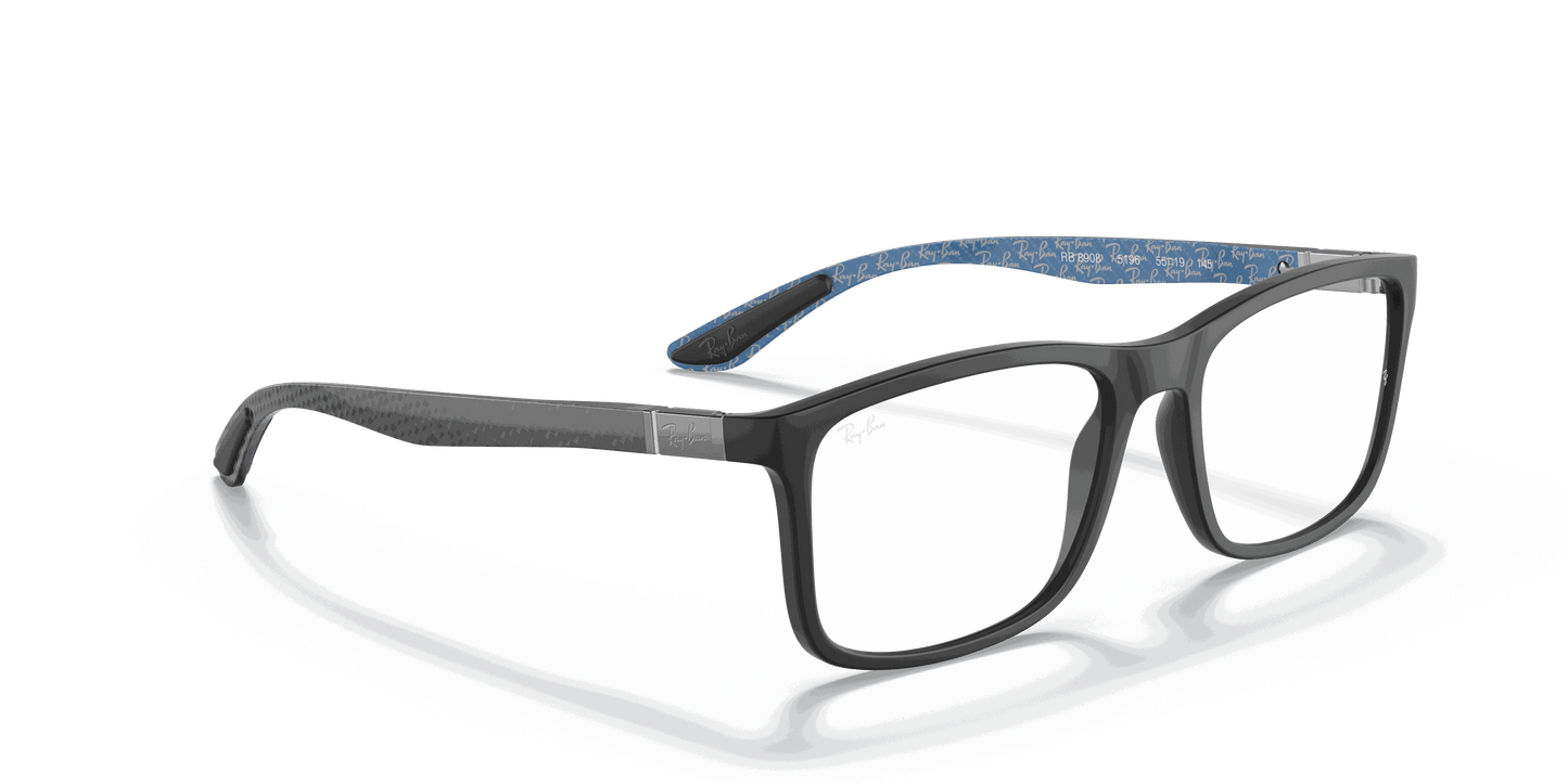 [Clear Lenses, Matte Black Frame]