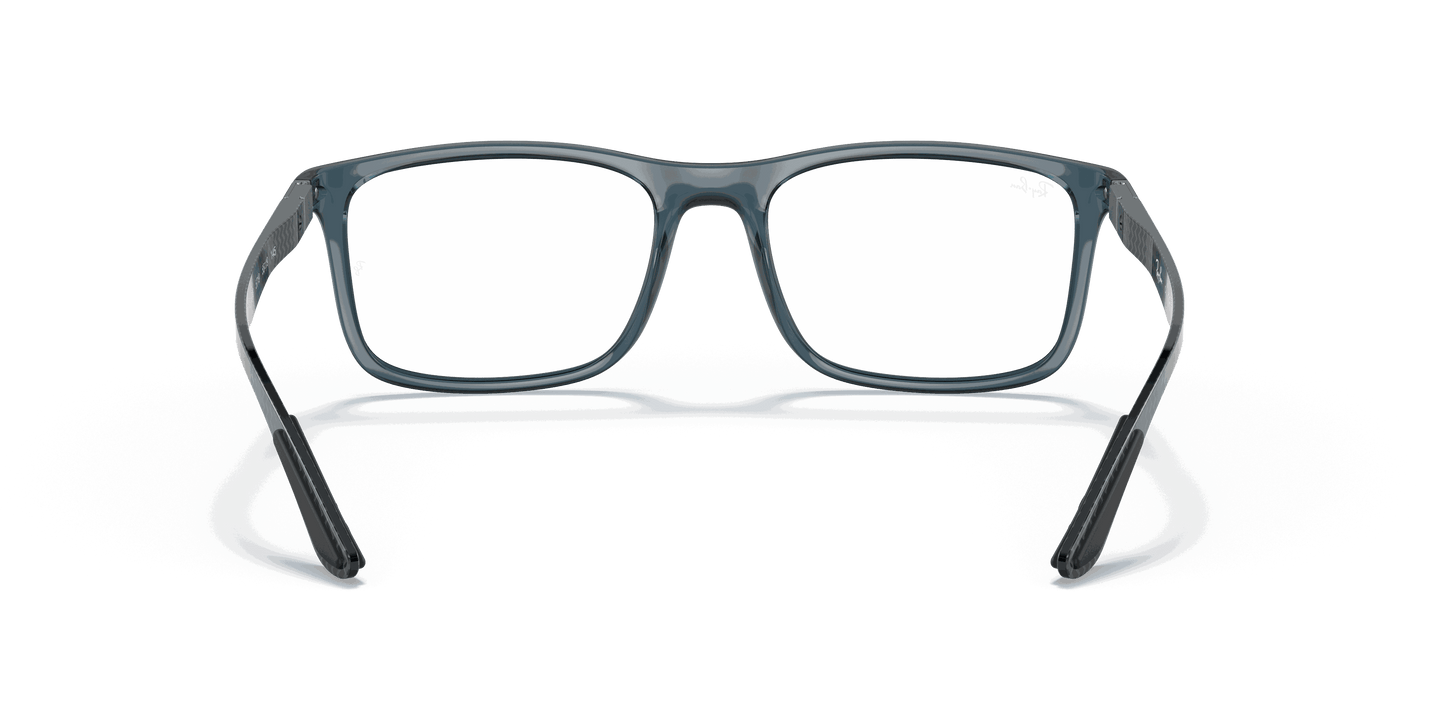 [Clear Lenses, Polished Transparent Blue Frame]