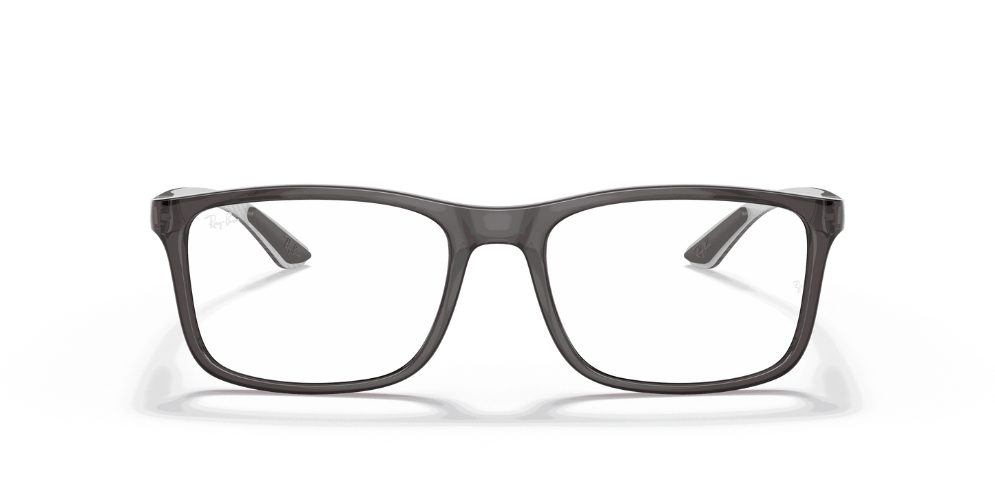 [Clear Lenses, Polished Transparent Grey Frame]