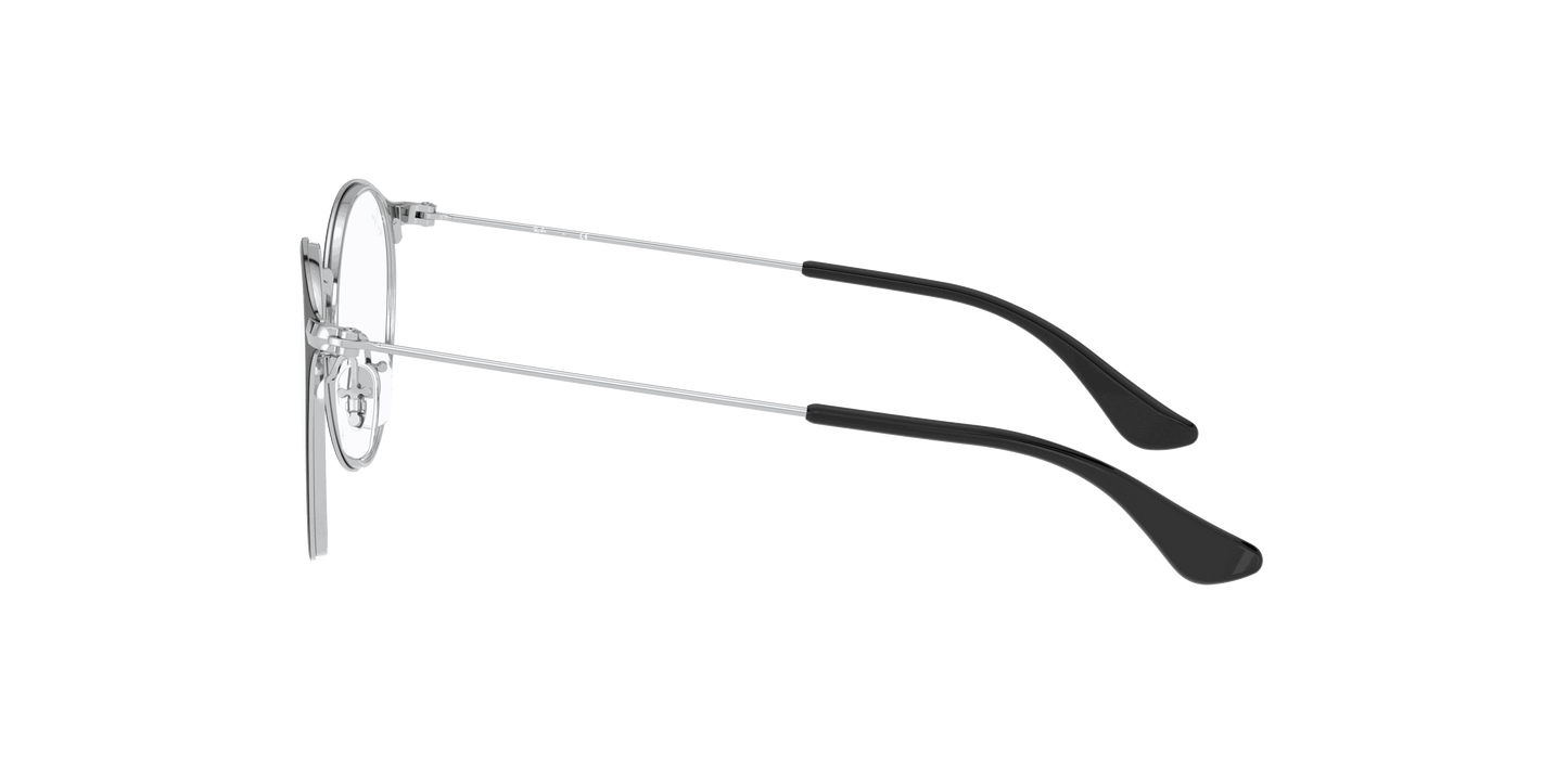 [Clear Lenses, Polished Black On Silver Frame]