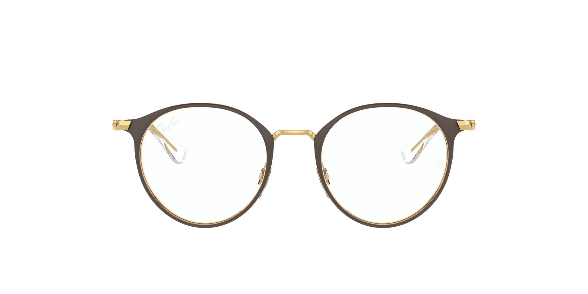 [Clear Lenses, Matte Brown Frame]