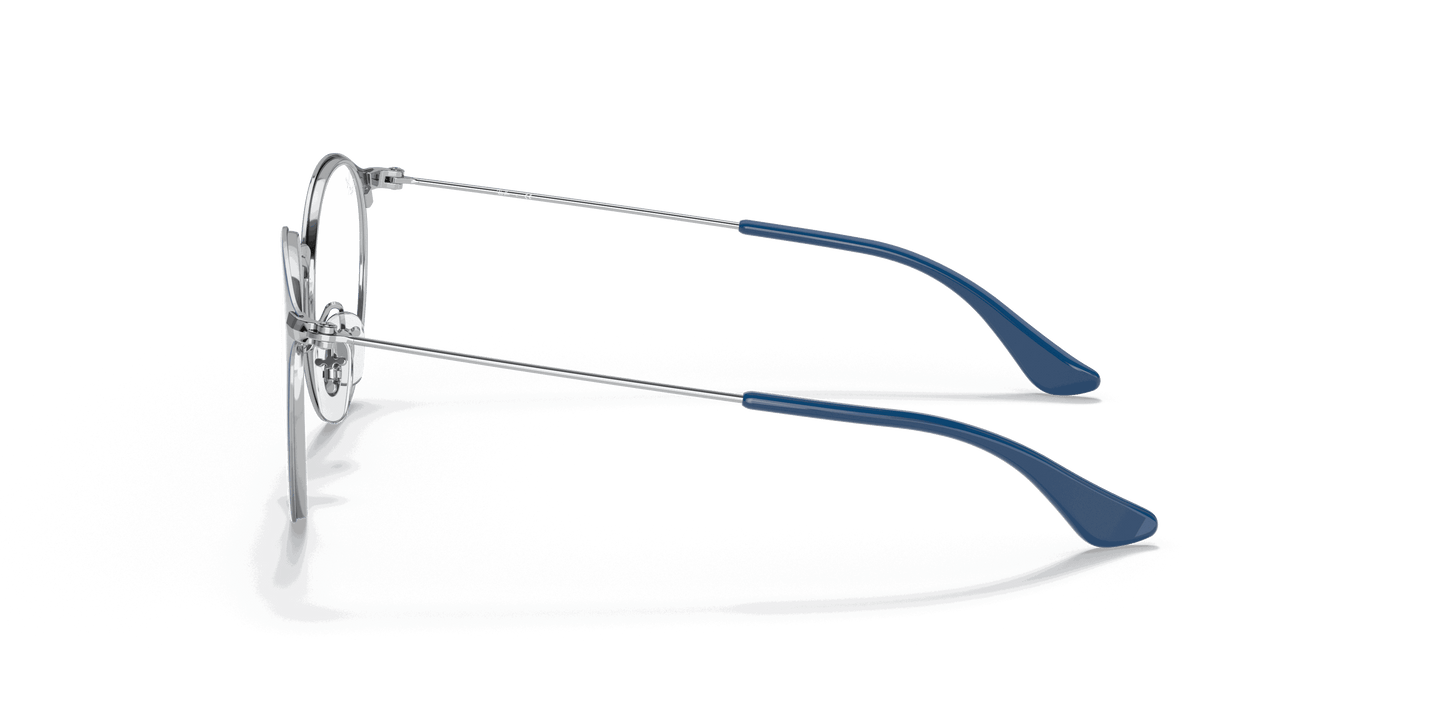 [Clear Lenses, Polished Blue On Silver Frame]