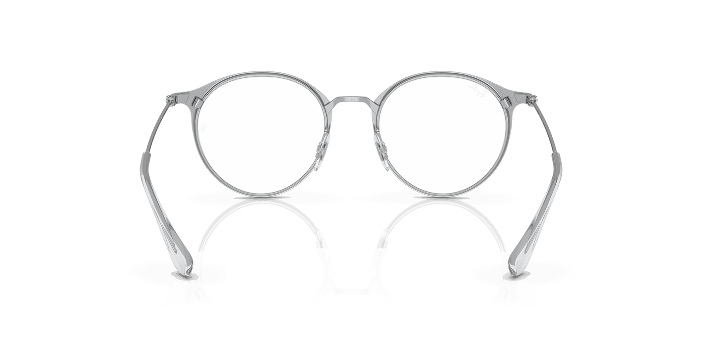[Demo Lens Lenses, Polished Blue On Silver Frame]