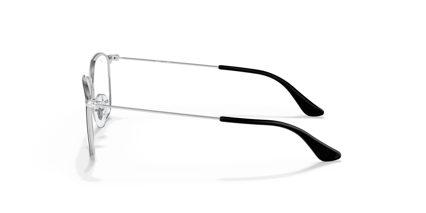 [Clear Lenses, Polished Silver On Black Frame]