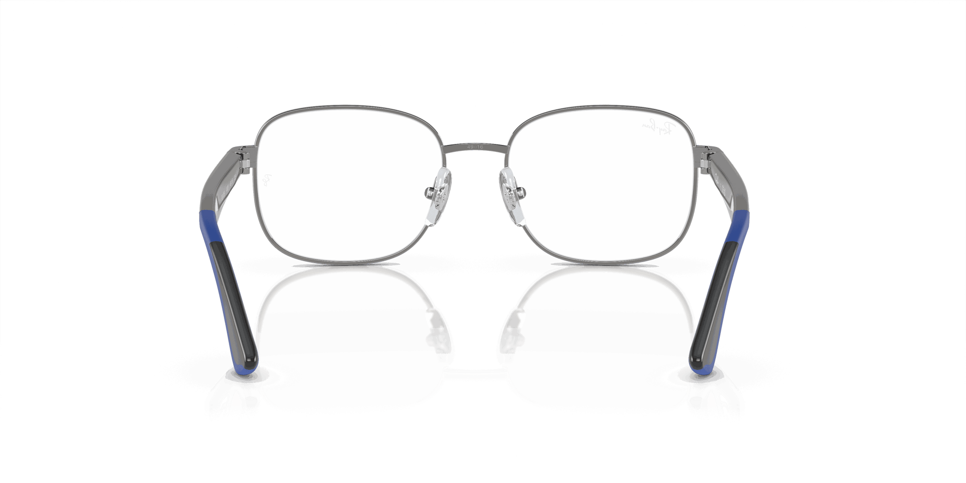 [Demo Lens Lenses, Polished Gunmetal Frame]