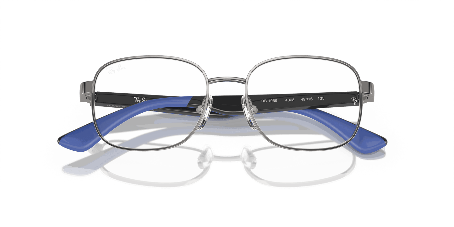 [Demo Lens Lenses, Polished Gunmetal Frame]