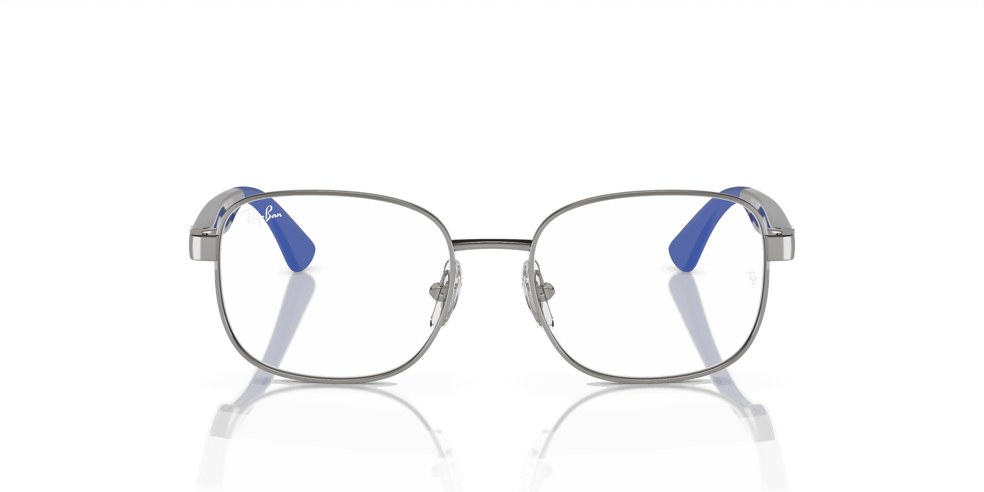 [Demo Lens Lenses, Polished Gunmetal Frame]