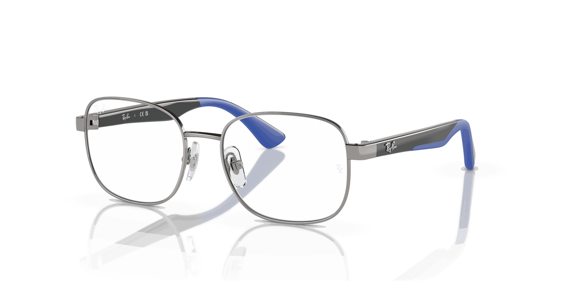 [Demo Lens Lenses, Polished Gunmetal Frame]