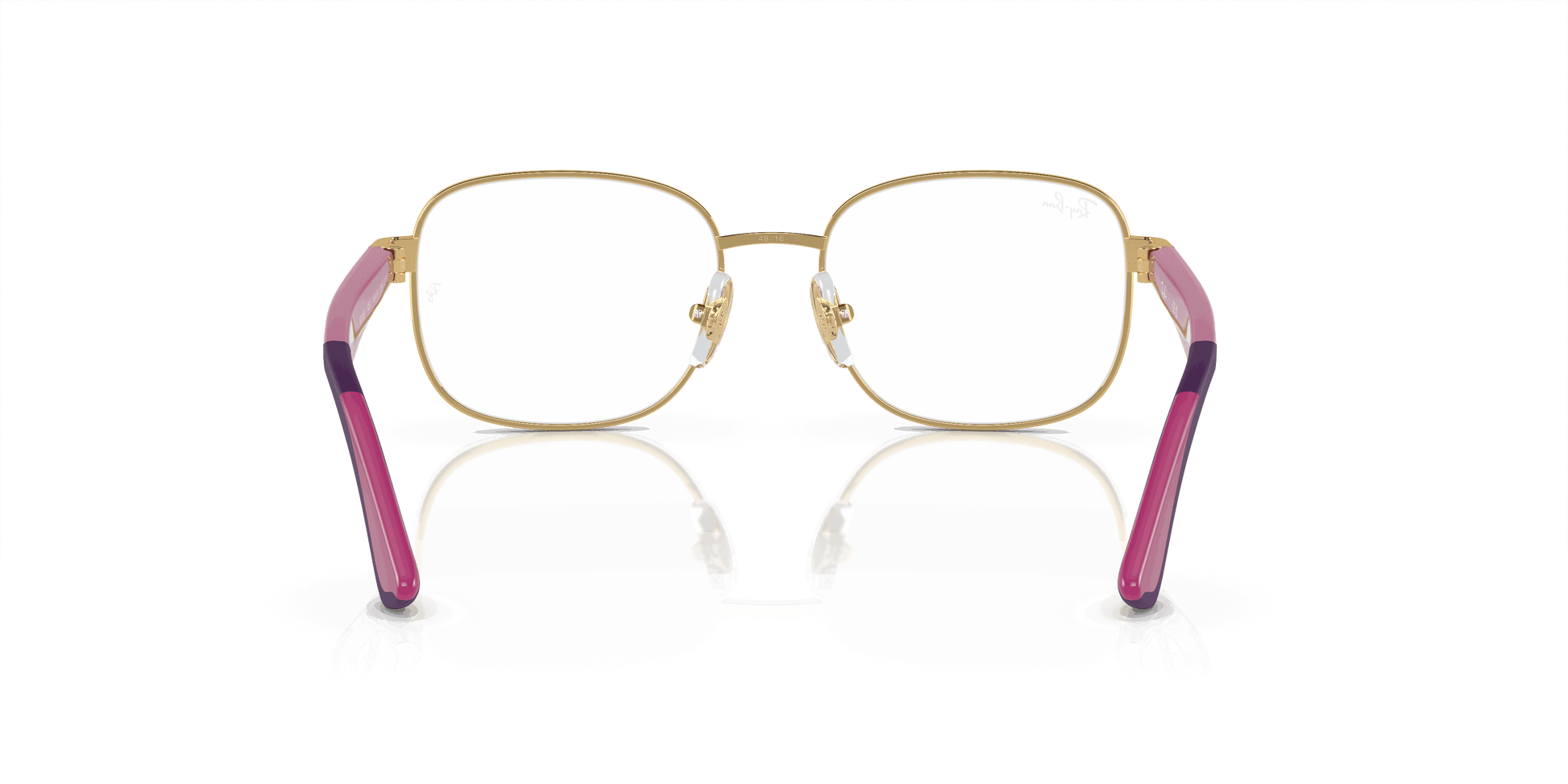 [Demo Lens Lenses, Polished Arista Gold Frame]