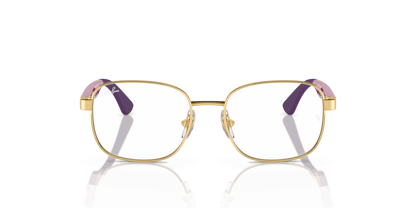 [Demo Lens Lenses, Polished Arista Gold Frame]