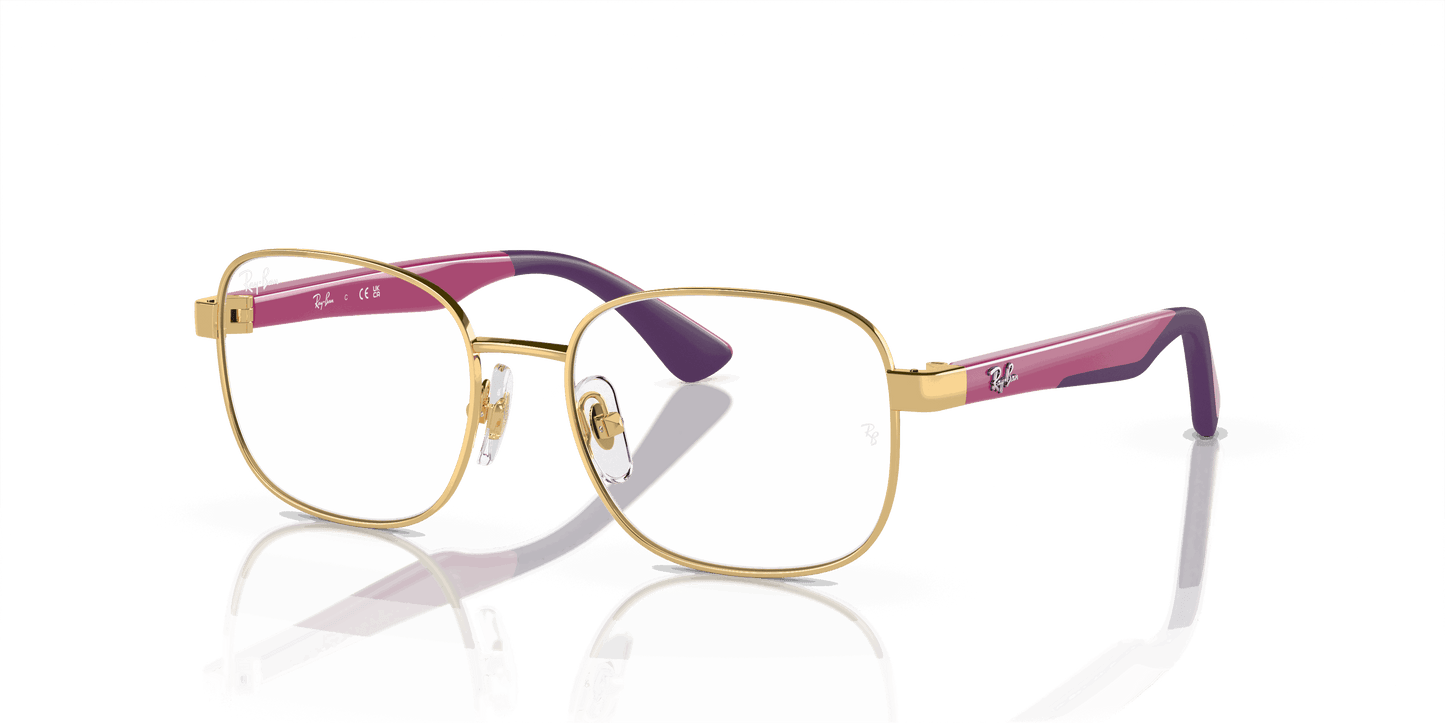[Demo Lens Lenses, Polished Arista Gold Frame]