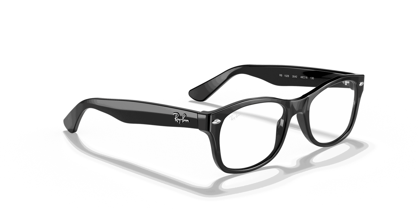[Clear Lenses, Polished Black Frame]