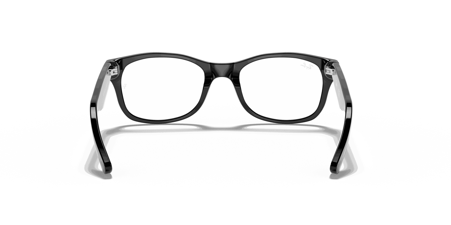 [Clear Lenses, Polished Black Frame]