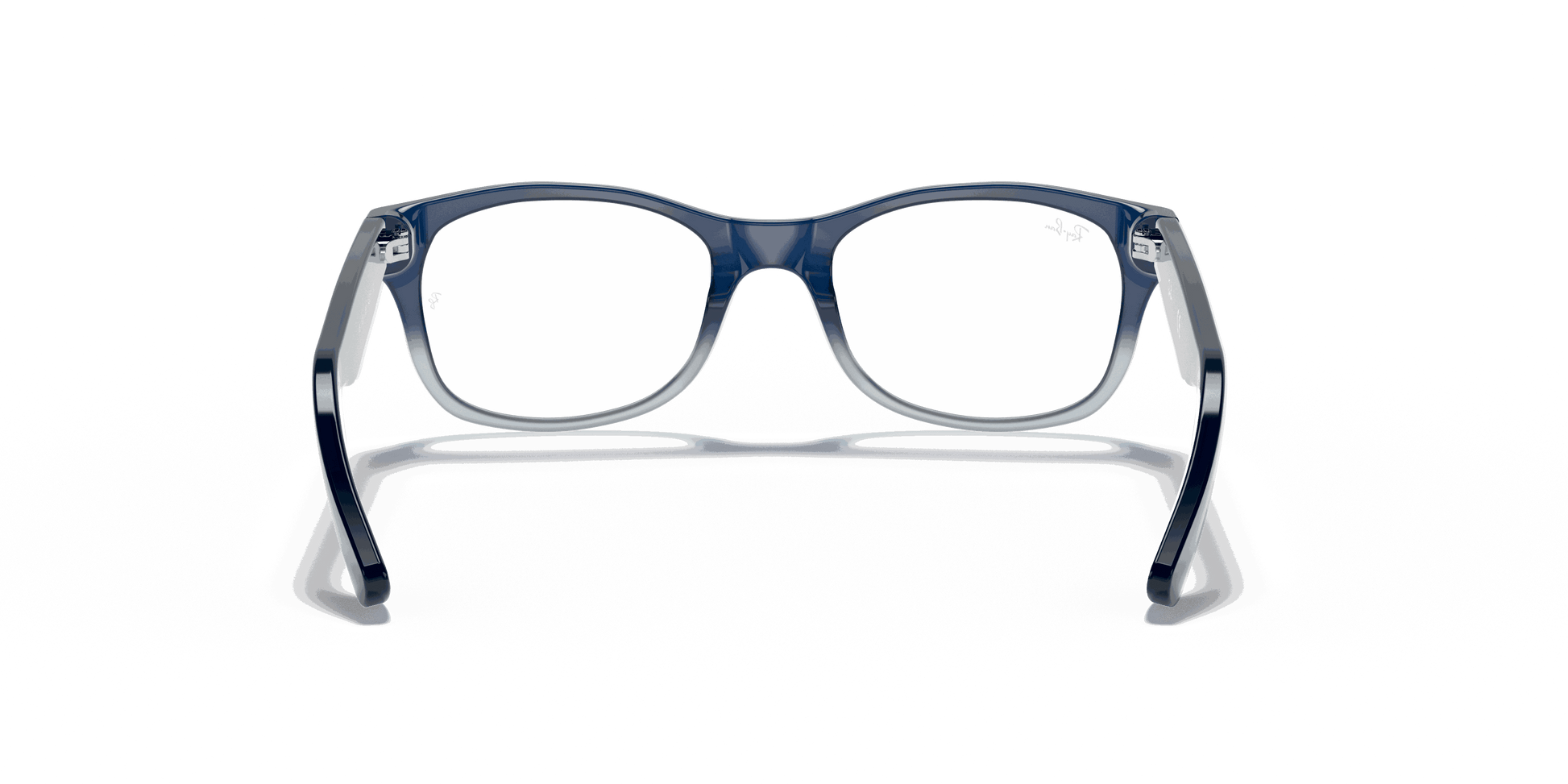 [Clear Lenses, Polished Blue Frame]