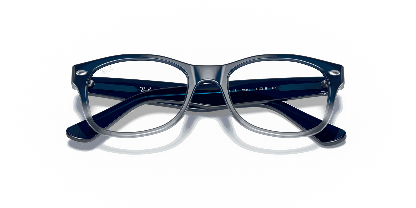 [Clear Lenses, Polished Blue Frame]