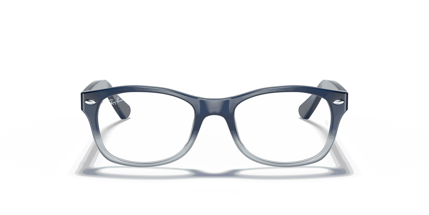 [Clear Lenses, Polished Blue Frame]
