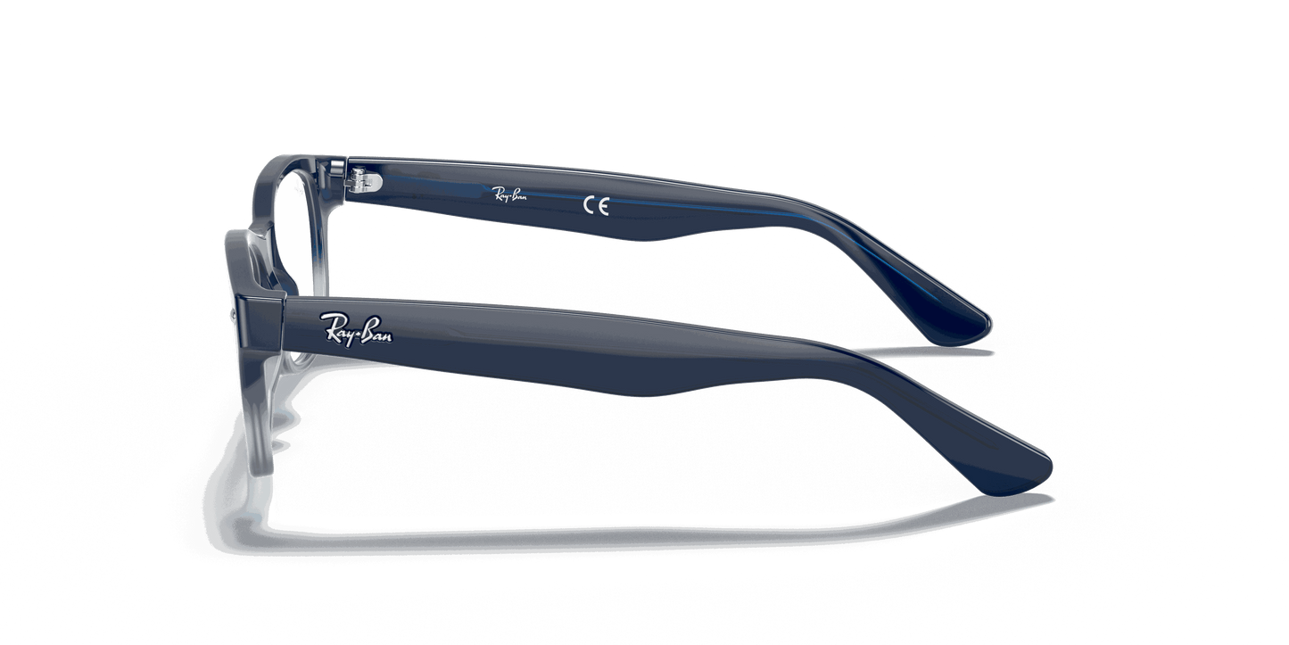 [Clear Lenses, Polished Blue Frame]