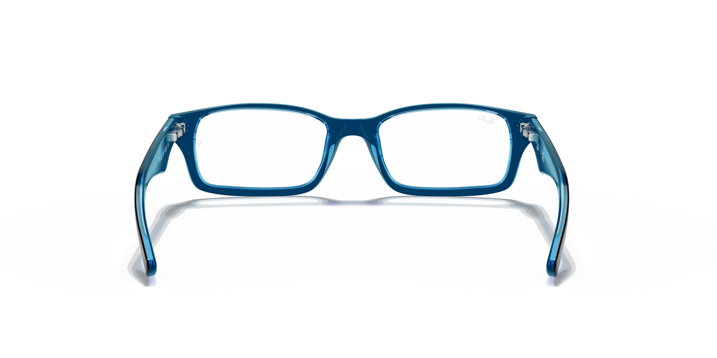 [Clear Lenses, Polished Blue Frame]