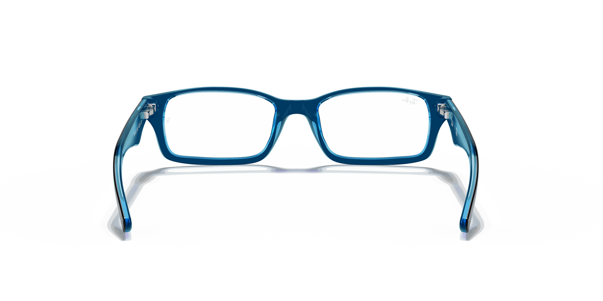 [Clear Lenses, Polished Blue Frame]