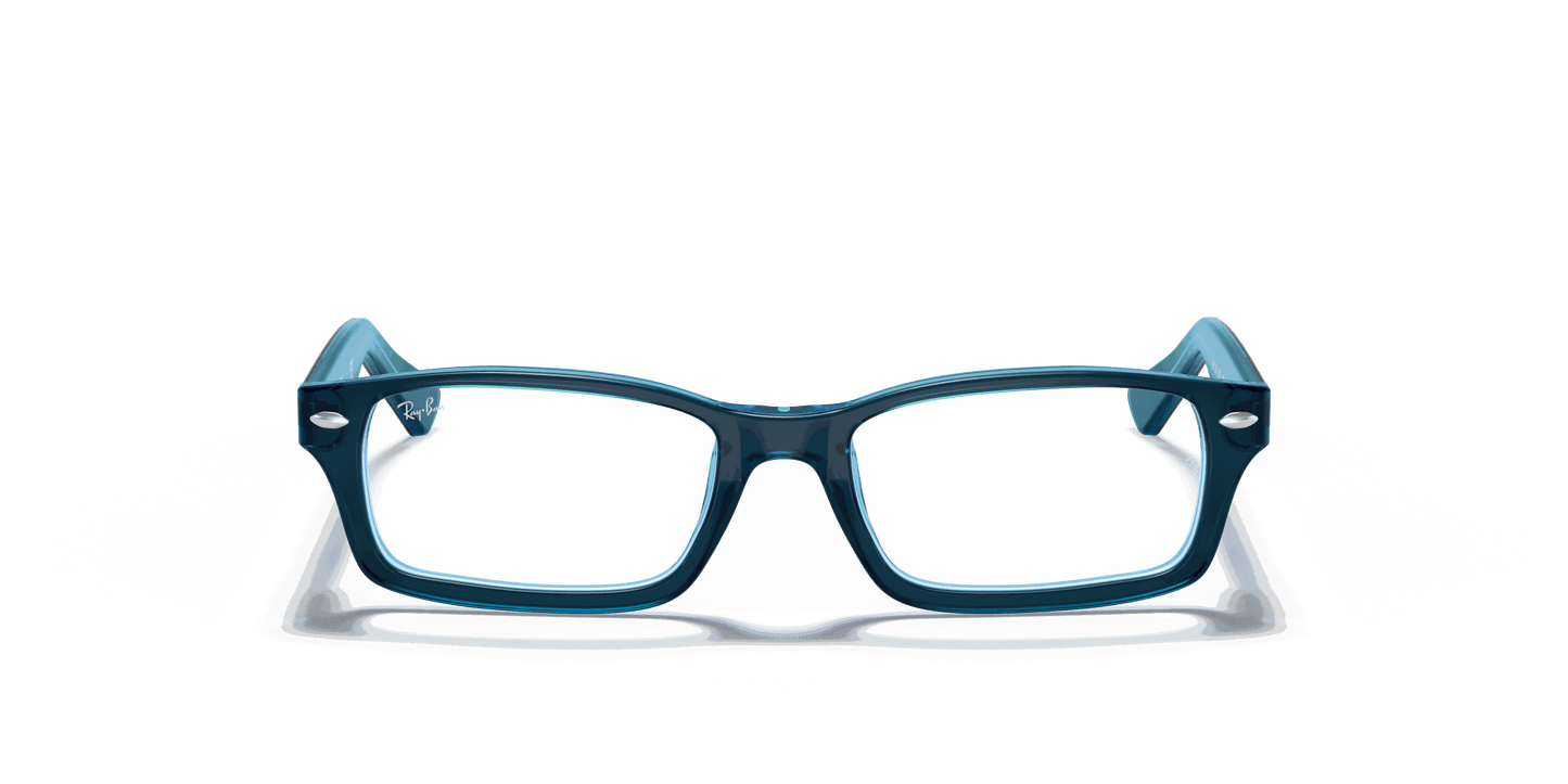[Clear Lenses, Polished Blue Frame]