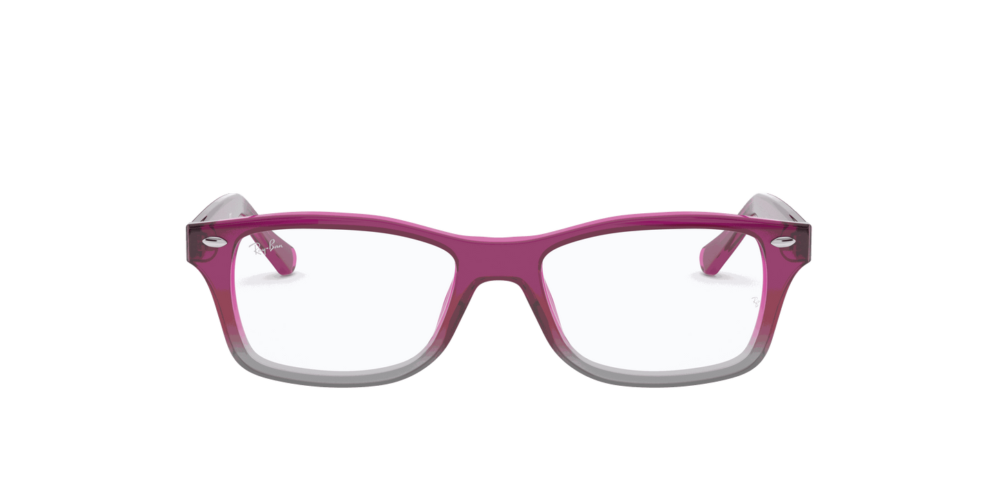[Clear Lenses, Polished Fuxia On Grey Frame]