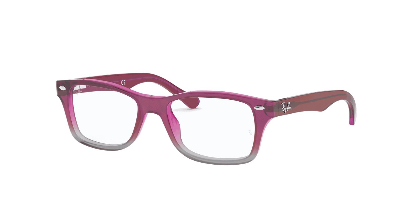 [Clear Lenses, Polished Fuxia On Grey Frame]