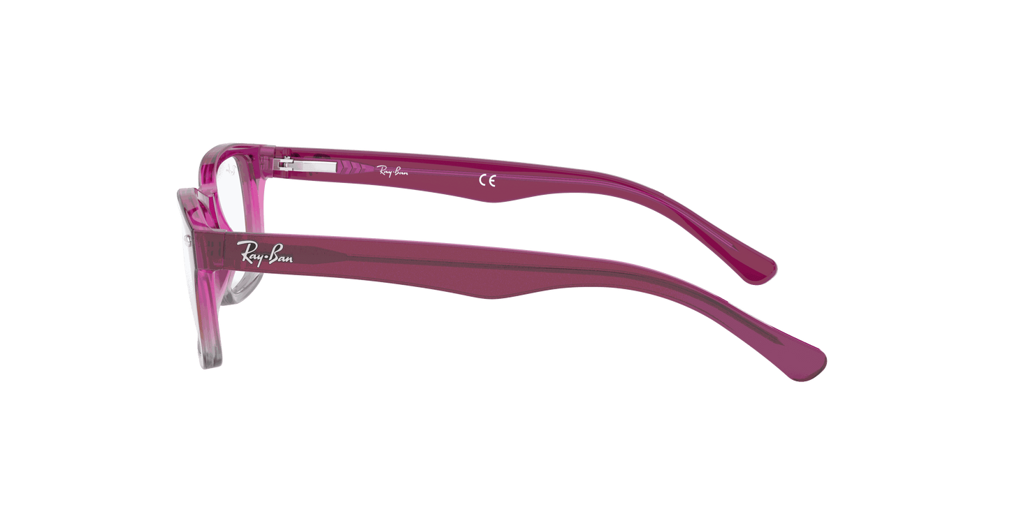 [Clear Lenses, Polished Fuxia On Grey Frame]
