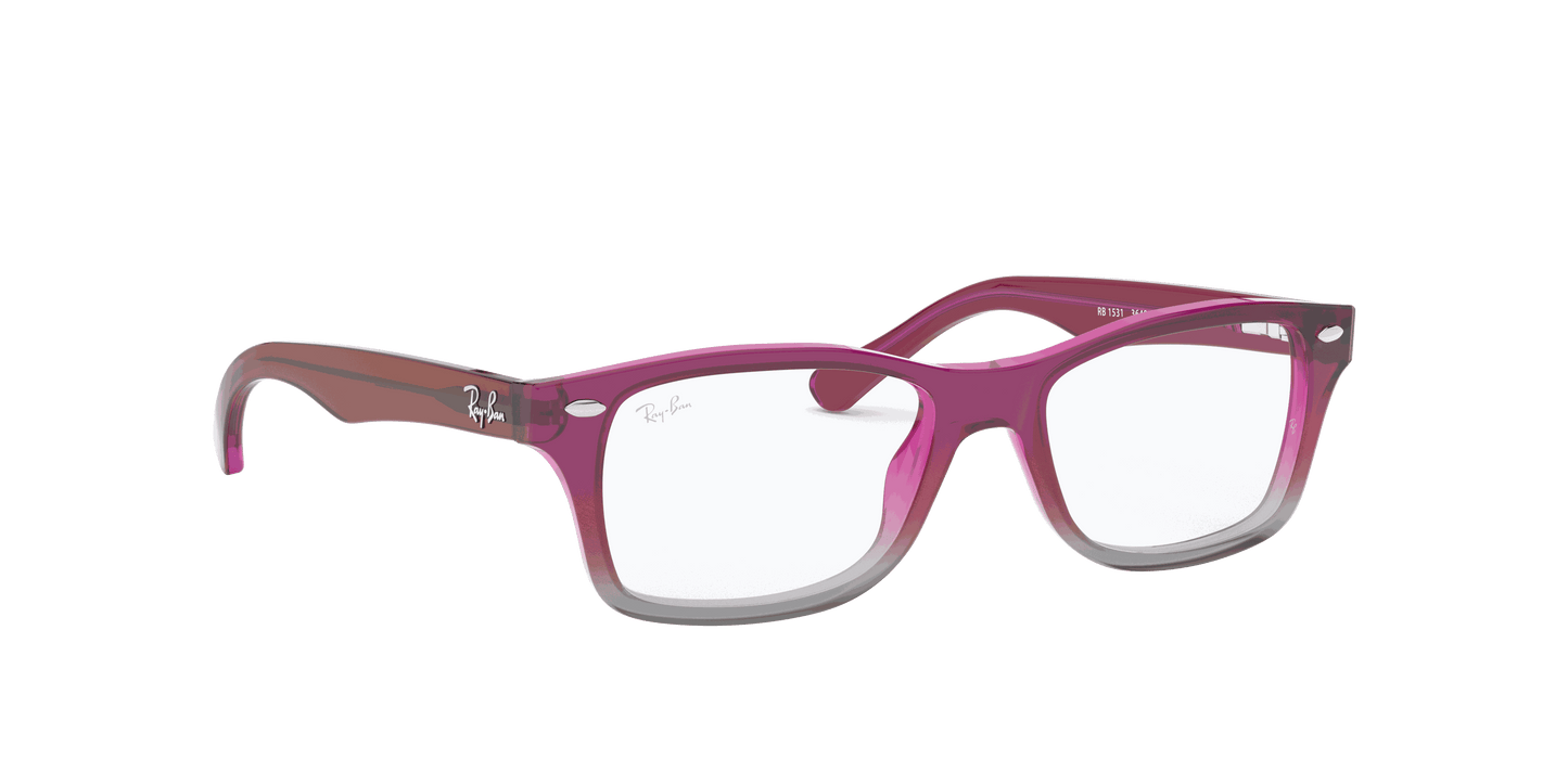 [Clear Lenses, Polished Fuxia On Grey Frame]