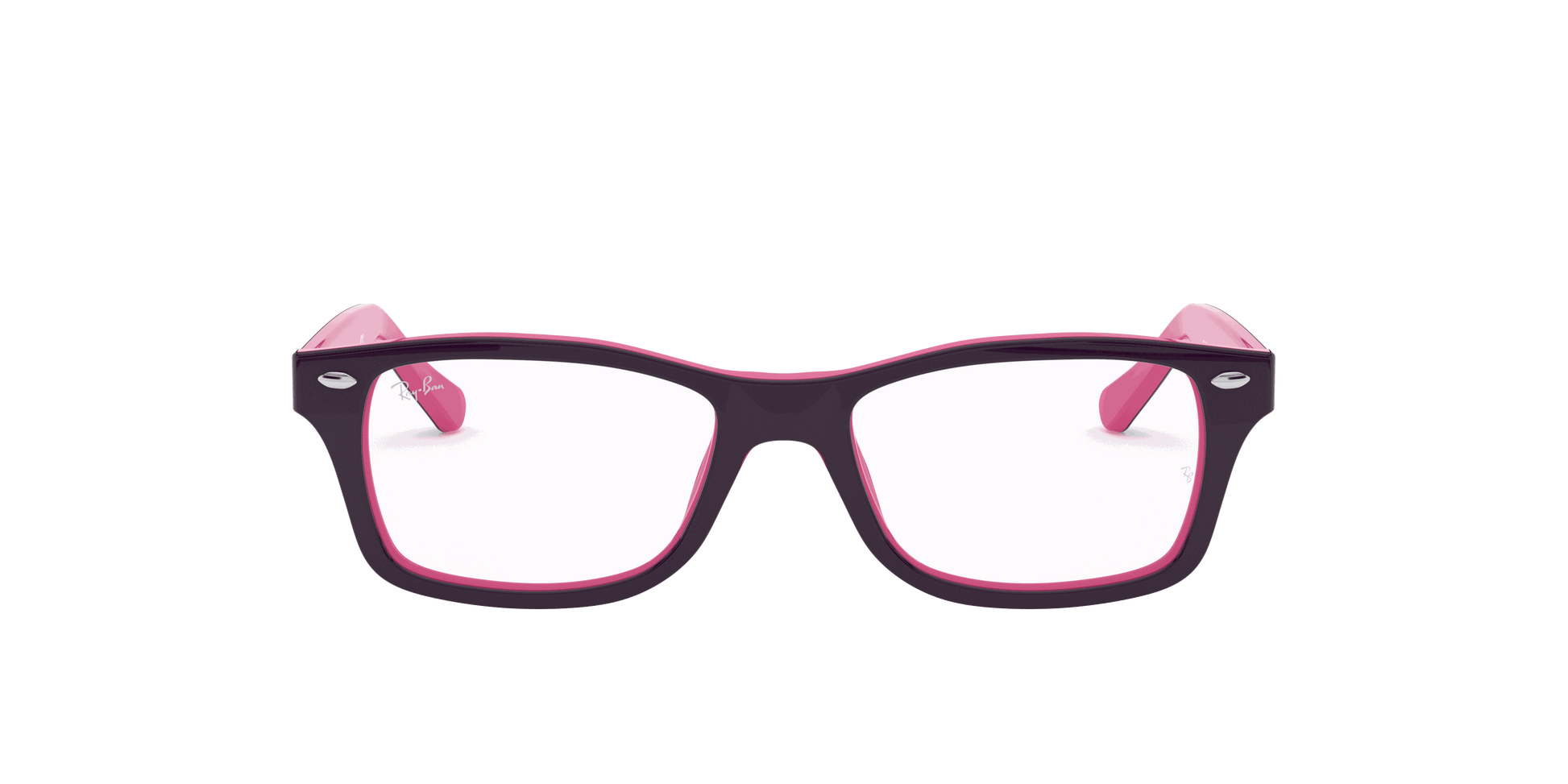 [Clear Lenses, Polished Violet Frame]