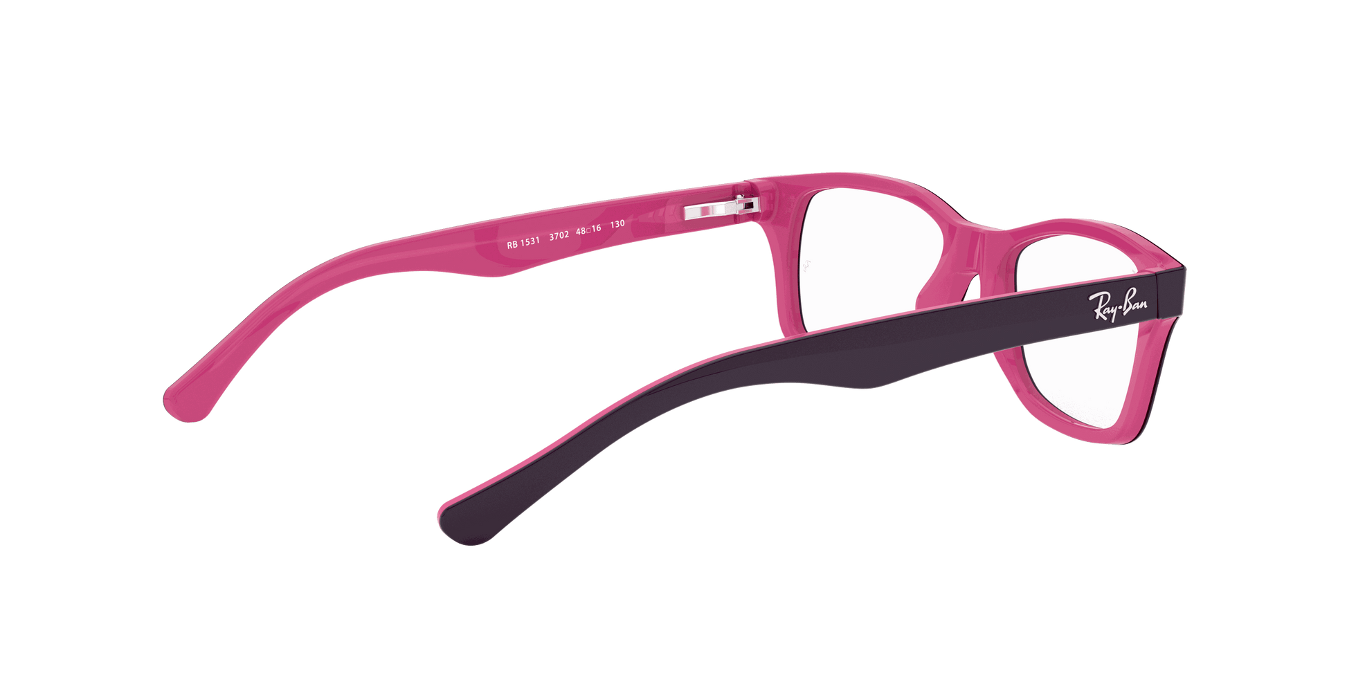 [Clear Lenses, Polished Violet Frame]