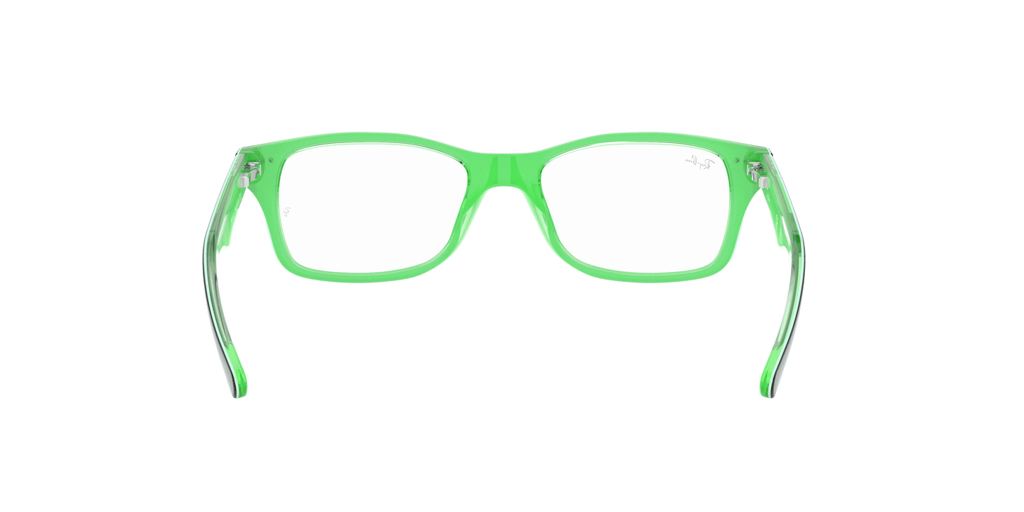 [Clear Lenses, Polished Black On Green Frame]