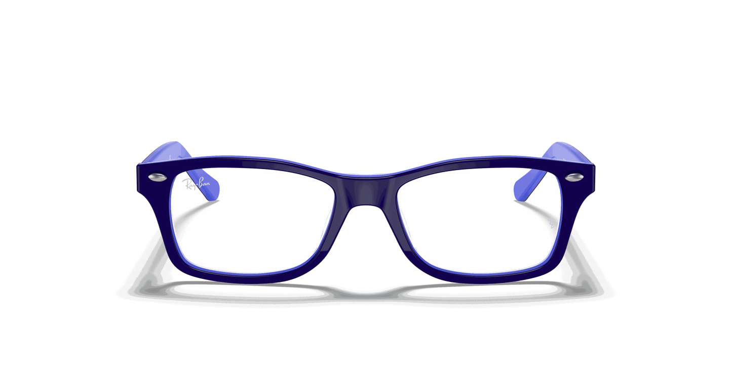 [Clear Lenses, Polished Blue Frame]