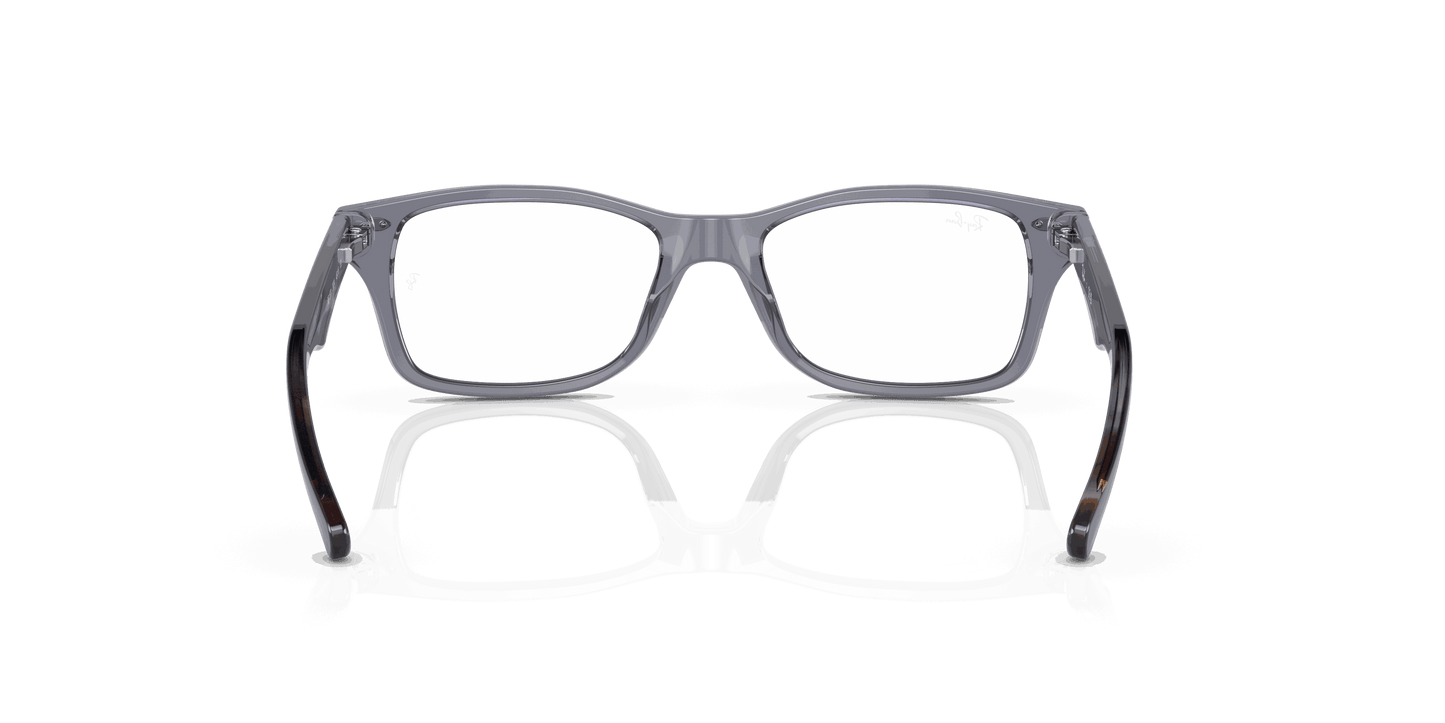 [Clear Lenses, Polished Transparent Blue Frame]