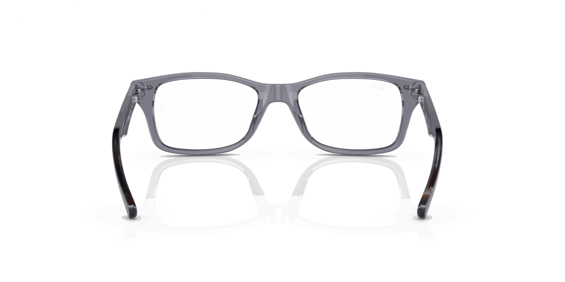 [Clear Lenses, Polished Transparent Blue Frame]