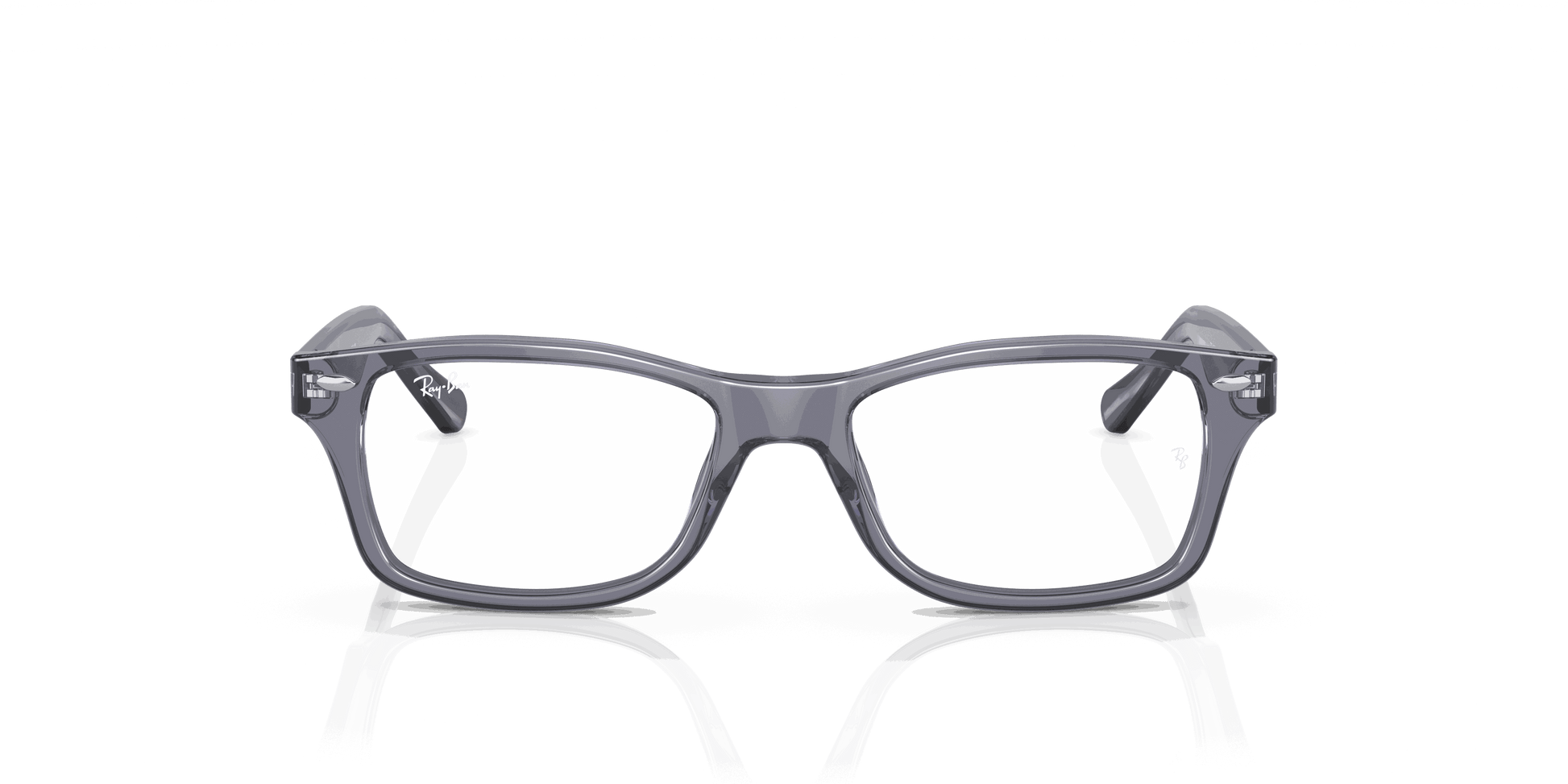[Clear Lenses, Polished Transparent Blue Frame]