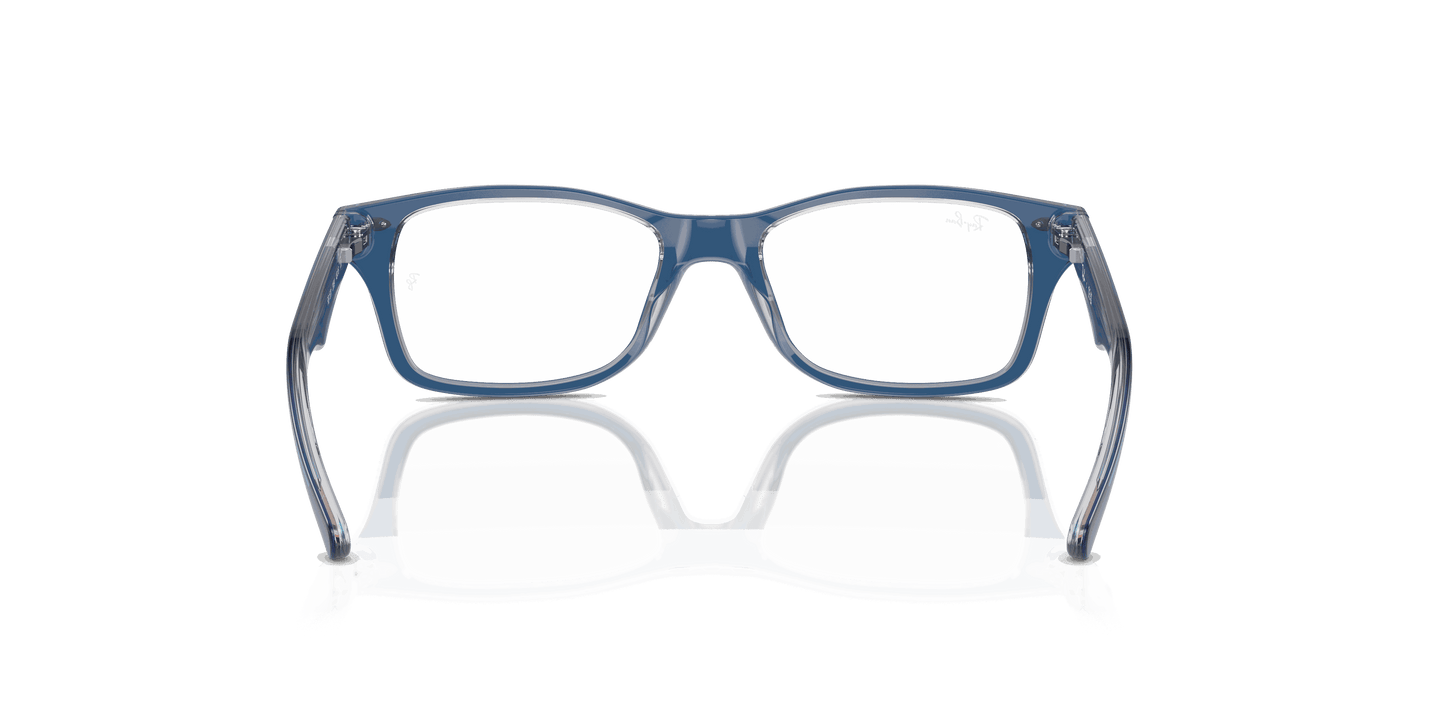 [Clear Lenses, Polished Top Dark Blue & Brown & Light Grey Frame]