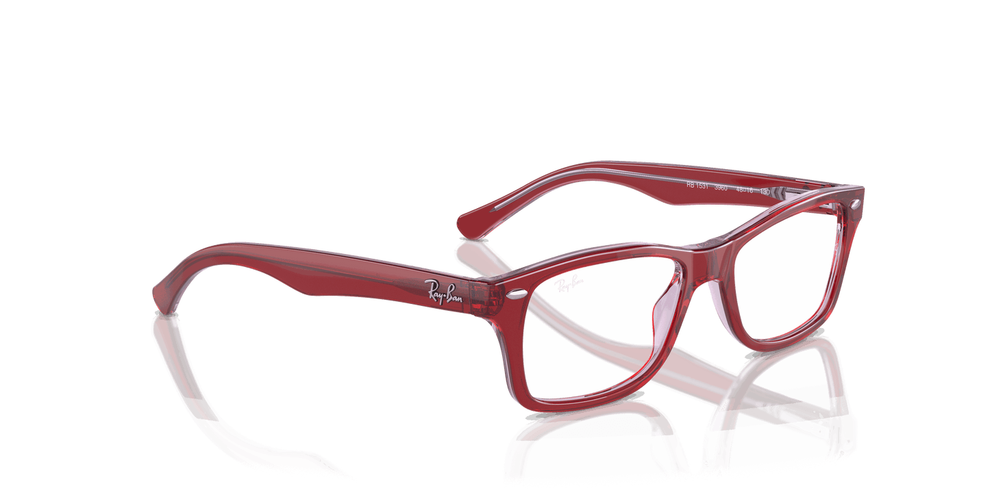 [Clear Lenses, Polished Top Red & Orange & Light Purple Frame]