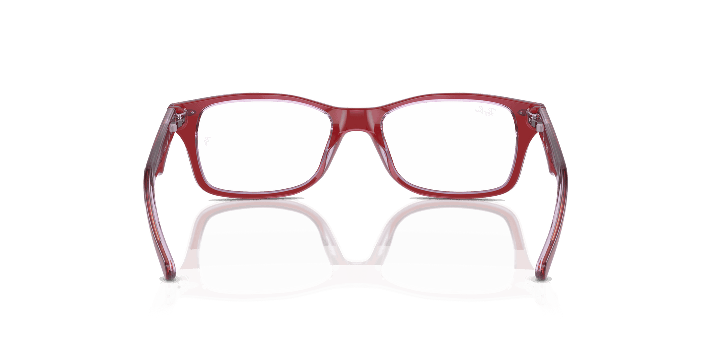 [Clear Lenses, Polished Top Red & Orange & Light Purple Frame]