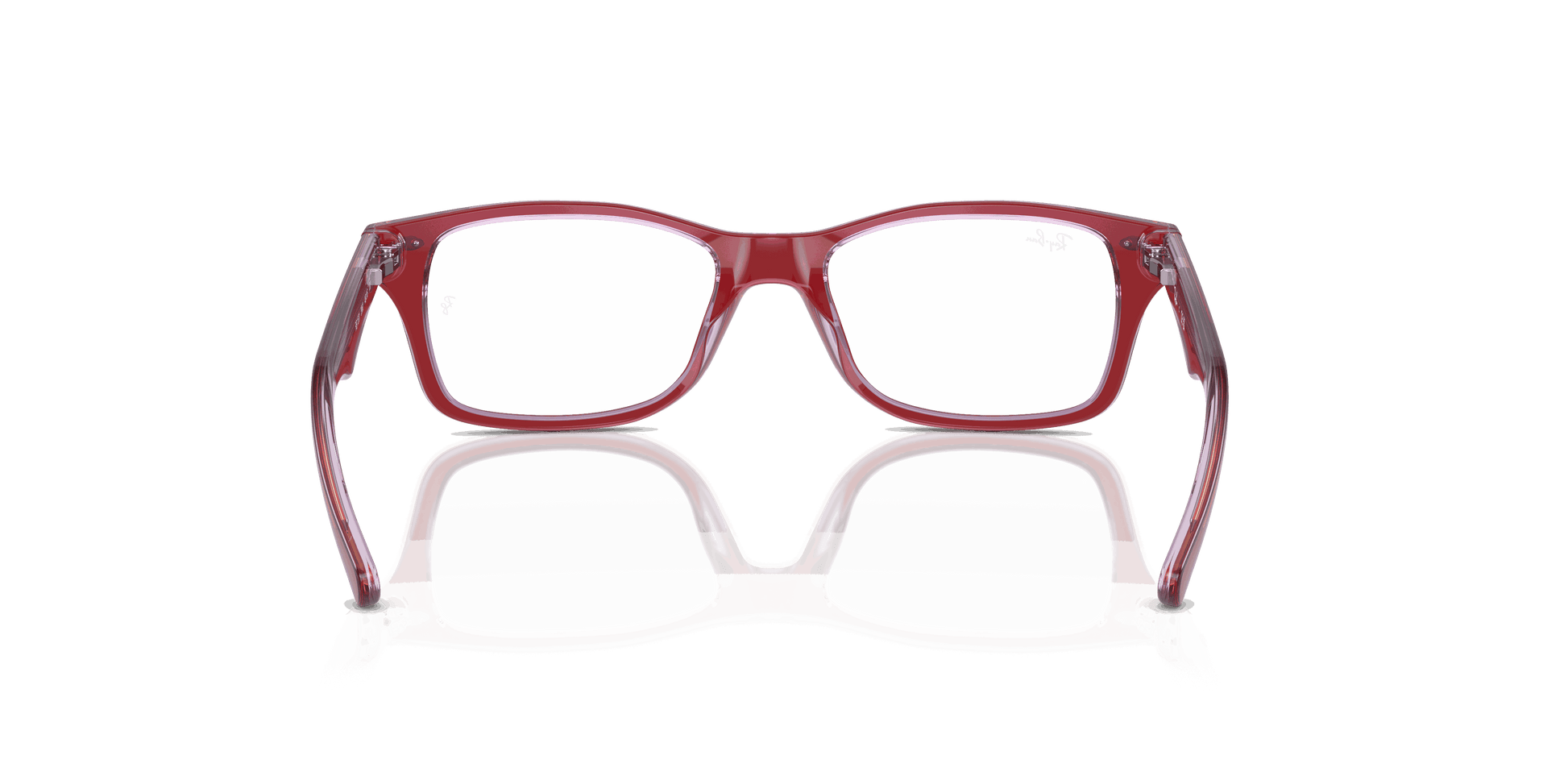 [Clear Lenses, Polished Top Red & Orange & Light Purple Frame]