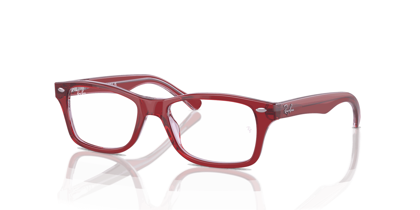 [Clear Lenses, Polished Top Red & Orange & Light Purple Frame]