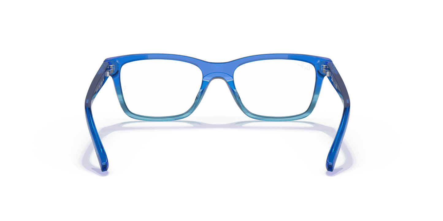 [Clear Lenses, Polished Blue Gradient Frame]