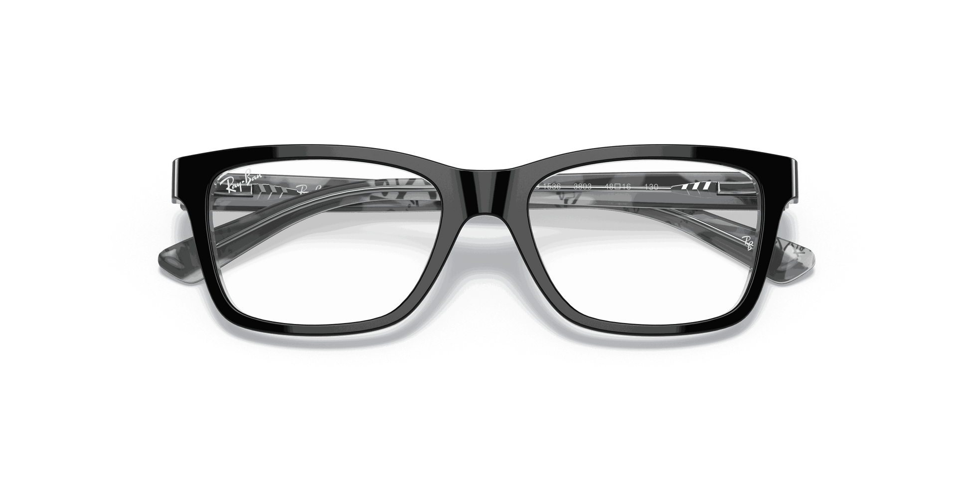 [Clear Lenses, Polished Black On Grey Frame]