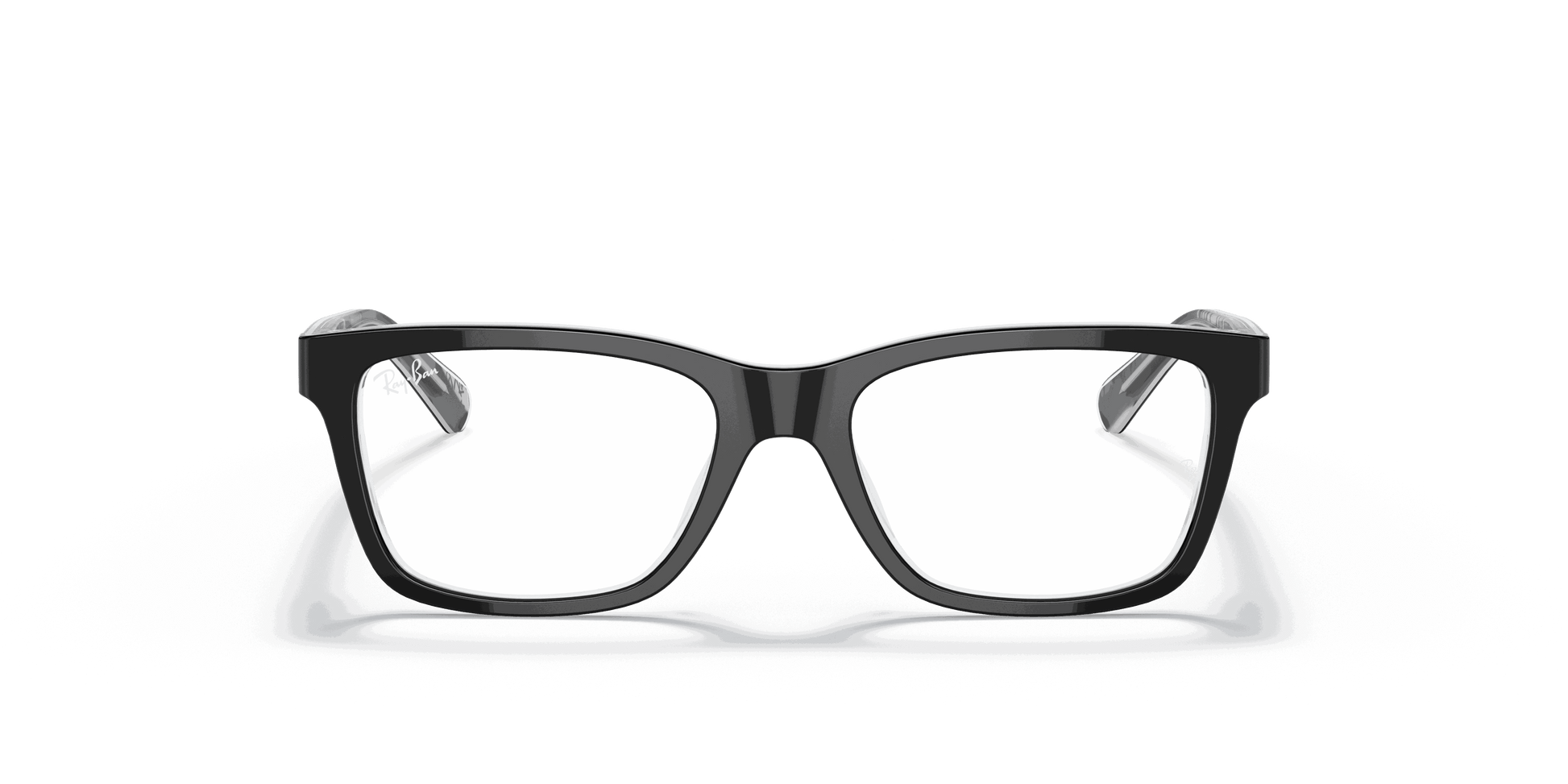 [Clear Lenses, Polished Black On Grey Frame]